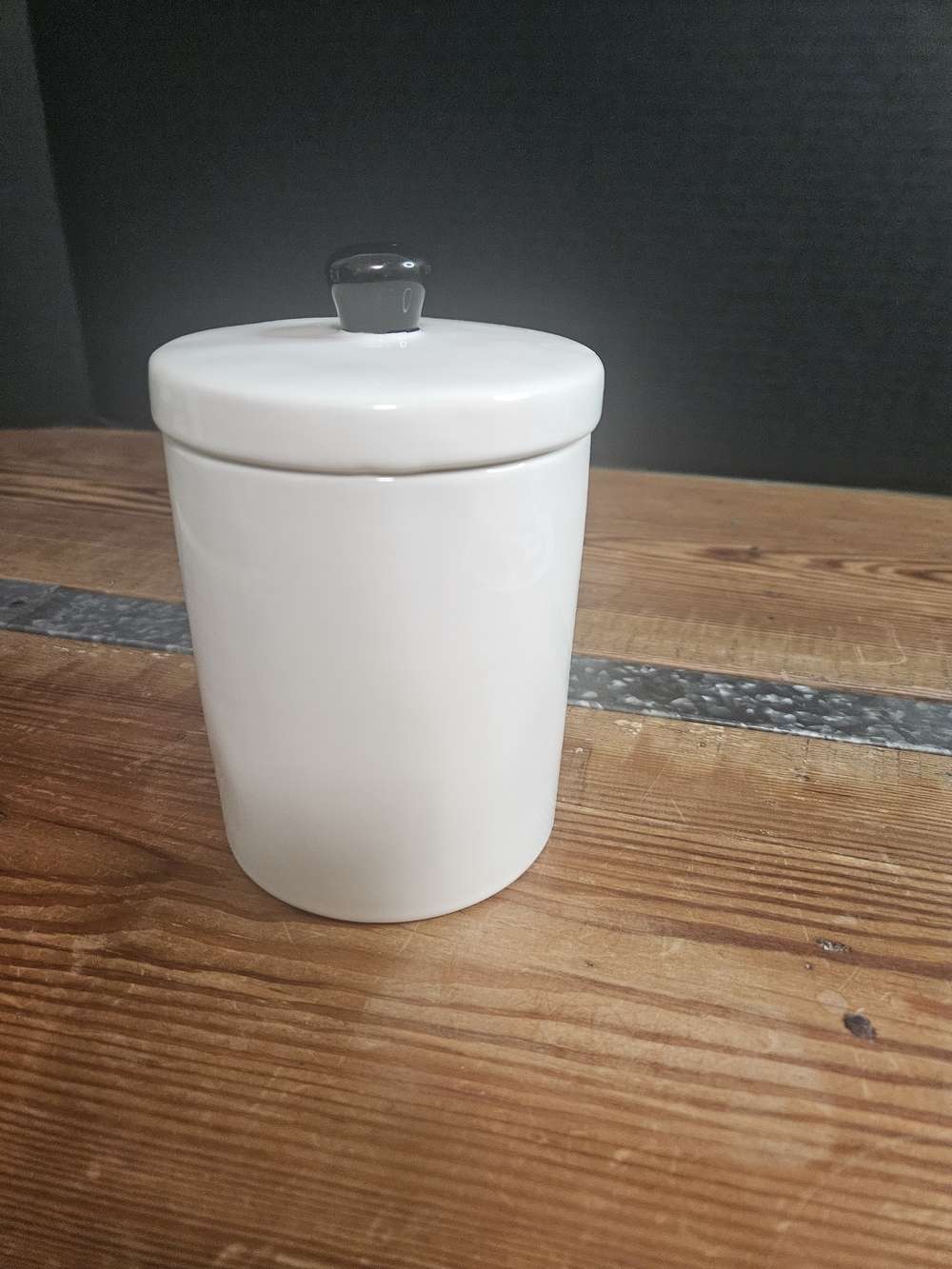 Rae Dunn White Ceramic 'THINGS' Canister with Lid - Picture 7 of 9